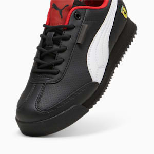 Tenis para niños grandes Scuderia Ferrari Roma Via, PUMA Black-PUMA White, extralarge