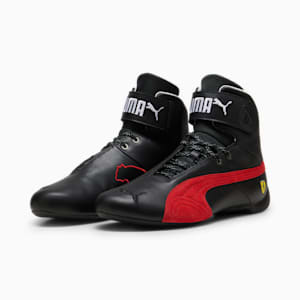 Scuderia Ferrari Future Cat Mid Men's Sneakers, PUMA Black-Rosso Corsa, extralarge