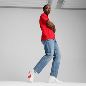 Scuderia Ferrari Future Cat Mid Motorsport Sneakers, PUMA White-Rosso Corsa, extralarge-IND