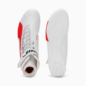 Scuderia Ferrari Future Cat Mid Motorsport Sneakers, PUMA White-Rosso Corsa, extralarge-IND