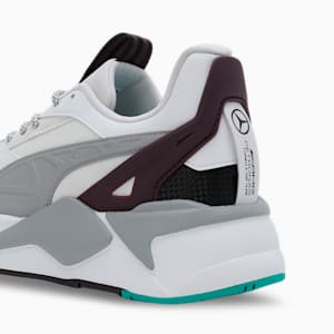 Mercedes-AMG Petronas F1® RS-X Textile Motorsport Unisex Sneakers, PUMA White-Midnight Plum, extralarge-IND