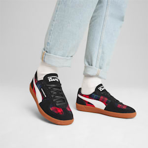 ユニセックス ポルシェレガシー パレルモ タータン スニーカー, PUMA Black-PUMA White, extralarge-JPN