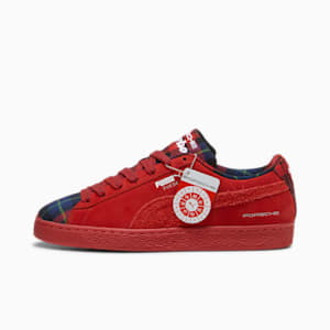 Sneakers Porsche Legacy Suede Classic Tartan, Redmazing-Redmazing, extralarge