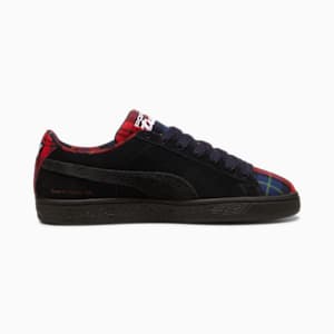 Porsche Legacy Suede Classic Tartan Sneakers, PUMA Black-Redmazing, extralarge