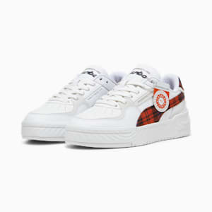 Porsche Legacy CA Pro Tartan Sneakers, PUMA White-Redmazing, extralarge