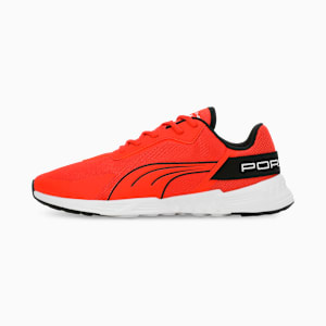 Porsche Legacy Tiburion Logo Turbo Motorsport Sneakers, Redmazing-PUMA Black, extralarge-IND