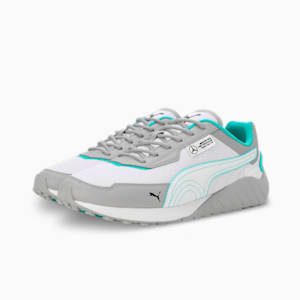 Mercedes-AMG Petronas F1® Speedfusion OG Men's Motorsport Sneakers, PUMA White- Team Silver, extralarge-IND