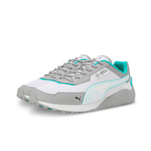 Mercedes-AMG Petronas F1® Speedfusion OG Unisex Motorsport Sneakers, PUMA White- Team Silver, extralarge-IND