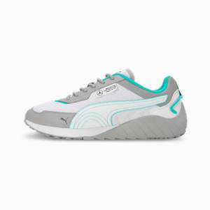 Mercedes-AMG Petronas F1® Speedfusion OG Men's Motorsport Sneakers, PUMA White- Team Silver, extralarge-IND