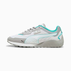 Mercedes-AMG Petronas F1® Speedfusion OG Men's Sneakers, PUMA White- Team Silver, extralarge