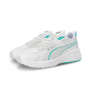 Mercedes-AMG Petronas F1® Hypnotic Unisex Motorsport Sneakers, PUMA White-Feather Gray, extralarge-IND