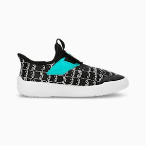 Mercedes-AMG Petronas F1® Slipkart Kid's Motorsport Sneakers, PUMA Black-PUMA White, extralarge-IND