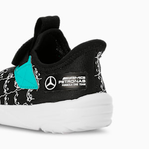 Mercedes-AMG Petronas F1® Slipkart Toddlers' Motorsport Sneakers, PUMA Black-PUMA White, extralarge-IND