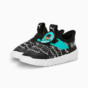Mercedes-AMG Petronas F1® Slipkart Toddlers' Motorsport Sneakers, PUMA Black-PUMA White, extralarge-IND
