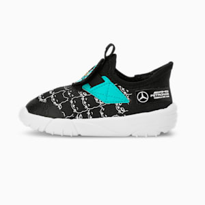 Mercedes-AMG Petronas F1® Slipkart Toddlers' Motorsport Sneakers, PUMA Black-PUMA White, extralarge-IND