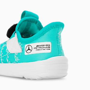 Mercedes-AMG Petronas F1® Slipkart Toddlers' Motorsport Sneakers, Sheen Green-PUMA White, extralarge-IND