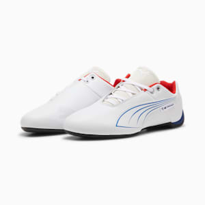 BMW M Motorsport Future Cat Driving Shoes, PUMA White-Warm White, extralarge