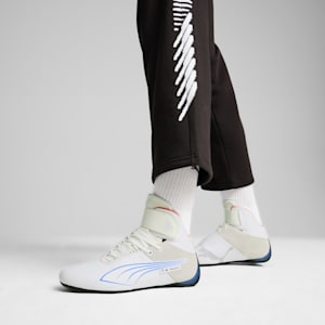 BMW M Motorsport Future Cat Mid Driving Shoes, PUMA White-Cool Cobalt, extralarge-IND