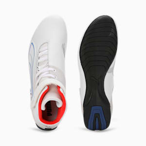 BMW M Motorsport Future Cat Mid Driving Shoes, PUMA White-Cool Cobalt, extralarge-IND