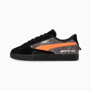 Mercedes-AMG Motorsport Suede T Motorsport Sneakers, PUMA Black-Bright Melon, extralarge-IND