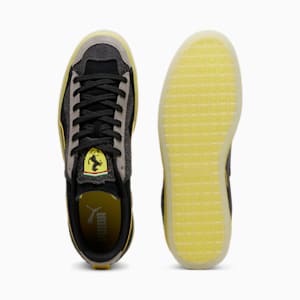 Scuderia Ferrari Suede Trippy Men's Sneakers, PUMA Black-Speed Yellow, extralarge