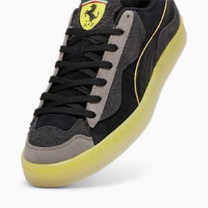 Scuderia Ferrari Suede Trippy Men's Sneakers, PUMA Black-Speed Yellow, extralarge