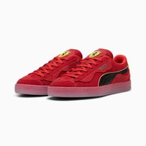 Scuderia Ferrari Suede Trippy Sneakers, Rosso Corsa-PUMA Black, extralarge