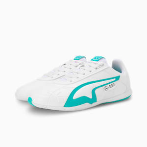 Mercedes-AMG Petronas F1® Tune Cat Unisex Motorsport Sneakers, PUMA White-Sheen Green, extralarge-IND