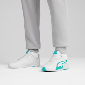 Mercedes-AMG Petronas F1® Tune Cat Unisex Motorsport Sneakers, PUMA White-Sheen Green, extralarge-IND