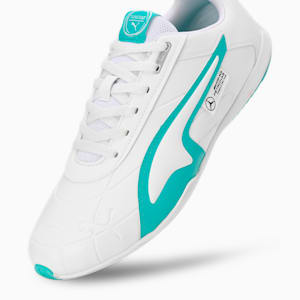 Mercedes-AMG Petronas F1® Tune Cat Unisex Motorsport Sneakers, PUMA White-Sheen Green, extralarge-IND