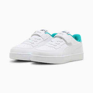 Mercedes-AMG Petronas F1® Caven 2.0 AC+ Little Kids' Sneakers, PUMA White-Sheen Green, extralarge