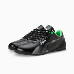 Mercedes-AMG Petronas F1® Neo Cat 2.0 Unisex Motorsport Sneakers, PUMA Black-Fizzy Green, extralarge-IND