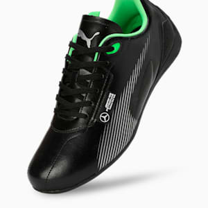 Mercedes-AMG Petronas F1® Neo Cat 2.0 Unisex Motorsport Sneakers, PUMA Black-Fizzy Green, extralarge-IND