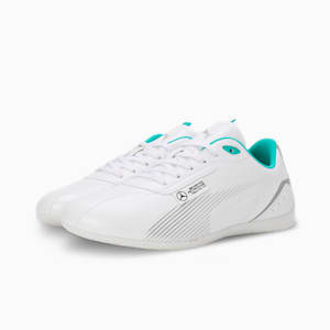 Mercedes-AMG Petronas F1® Neo Cat 2.0 Unisex Motorsport Sneakers, PUMA White-Sheen Green, extralarge-IND