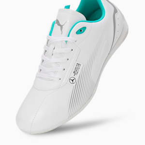 Mercedes-AMG Petronas F1® Neo Cat 2.0 Unisex Motorsport Sneakers, PUMA White-Sheen Green, extralarge-IND