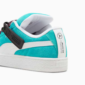 Mercedes-AMG Petronas F1® Suede XL Sneakers, Sheen Green-PUMA White, extralarge