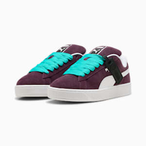 Mercedes-AMG Petronas F1® Suede XL Sneakers, Midnight Plum-PUMA White, extralarge