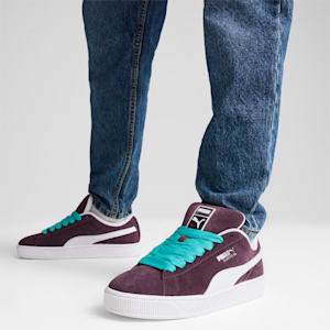 Mercedes-AMG Petronas F1® Suede XL Sneakers, Midnight Plum-PUMA White, extralarge