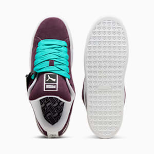 Mercedes-AMG Petronas F1® Suede XL Sneakers, Midnight Plum-PUMA White, extralarge
