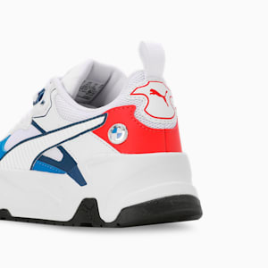 BMW M Motorsport Trinity Youth Sneakers, PUMA White-Pro Blue-Pop Red, extralarge-IND