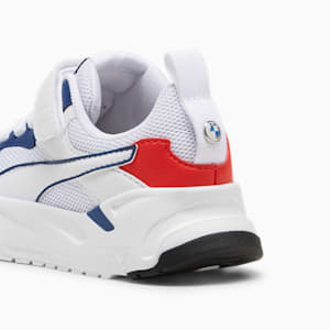 BMW M Motorsport Trinity Little Kids' Sneakers, PUMA White-Pro Blue-Pop Red, extralarge