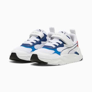 BMW M Motorsport Trinity Little Kids' Sneakers, PUMA White-Pro Blue-Pop Red, extralarge