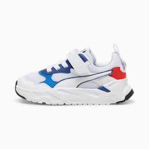 BMW M Motorsport Trinity Little Kids' Sneakers, PUMA White-Pro Blue-Pop Red, extralarge