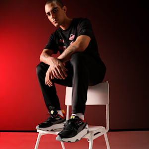 Scuderia Ferrari Trinity Men's Motorsport Sneakers, PUMA Black-Rosso Corsa, extralarge-IND
