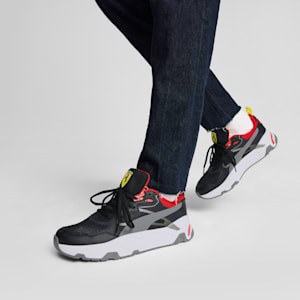Scuderia Ferrari Trinity Men's Motorsport Sneakers, PUMA Black-Rosso Corsa, extralarge-IND