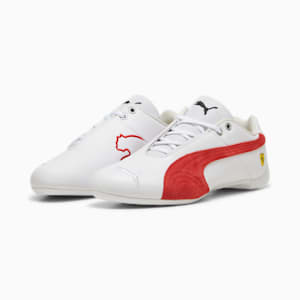 Scuderia Ferrari Future Cat Sneakers, PUMA White-Rosso Corsa, extralarge