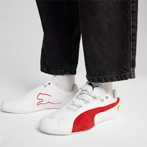 ユニセックス フェラーリ フューチャー キャット OG ドライビングシューズ, PUMA White-Rosso Corsa, extralarge-JPN