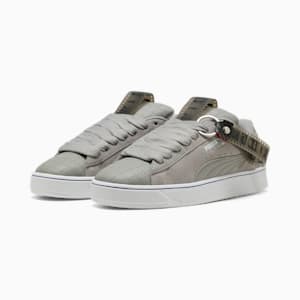 F1® Suede XL 75 Years Hero Sneakers, Matte Silver-Vivid Blue, extralarge