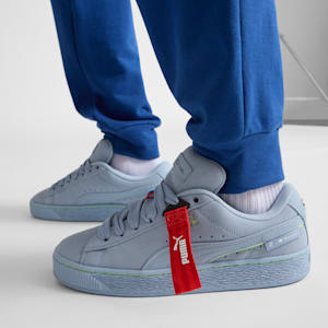 Tenis BMW M Motorsport Suede XL, Blue Wash-Fast Yellow, extralarge