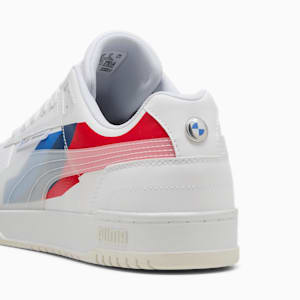 BMW M Motorsport RBD Game Low Men's Sneakers, PUMA White-Pop Red, extralarge